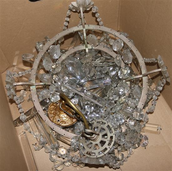 Bag chandelier